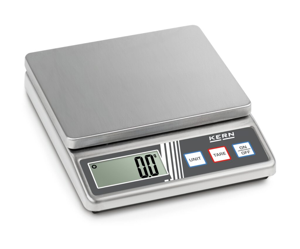 משקל שולחני מנירוסטה KERN FOB 500-1S
