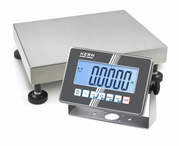 IoT-Line משקל משטח נירוסטה עם צג נירוסטה KERN IXC 10K-4L