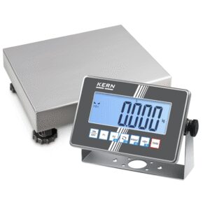 IoT-Line משקל משטח נירוסטה עם צג נירוסטה KERN IXC 6K-3M