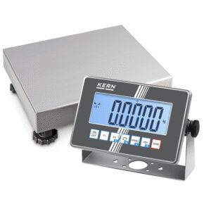 IoT-Line משקל משטח נירוסטה עם צג נירוסטה KERN IXC 6K-4