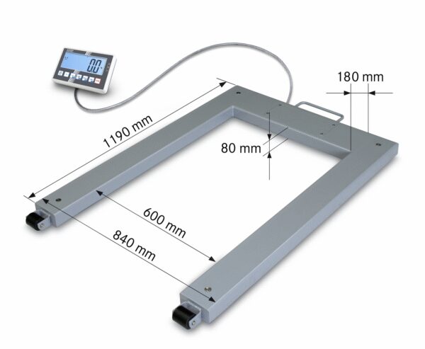 Weighing range 1500 kg